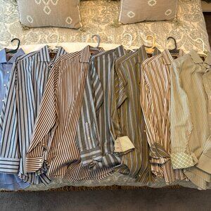 All Seven Taylor Byrd button down Comfort Shirts Long Sleeve Shirt, Size M